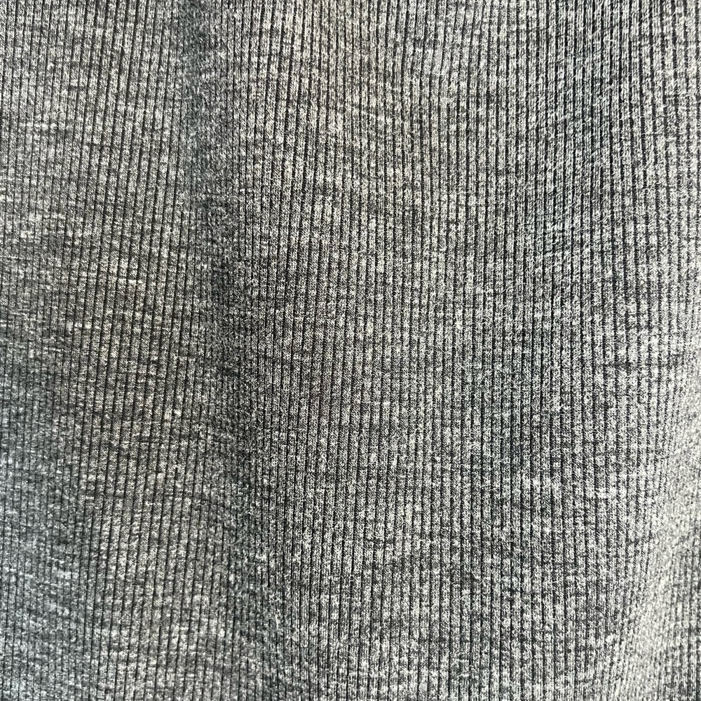 ❤️ Gray Cap Sleeve Ribbed Dress - Picture 5 of 6